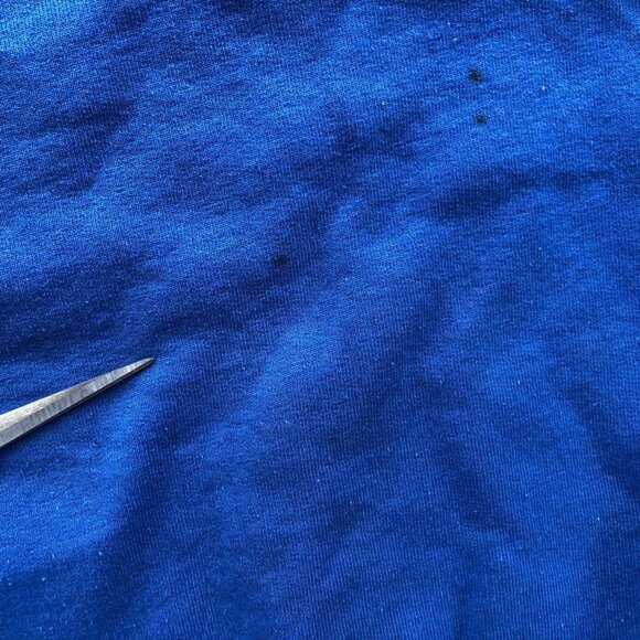 Gildan Mens Sweatshirt 5XL Crewneck Blue Heavy Blend Pullover Classic FLAWS - Picture 8 of 15